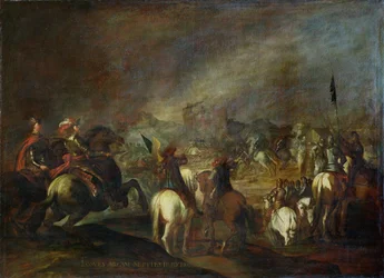 エリコの城壁にいるジョシュア